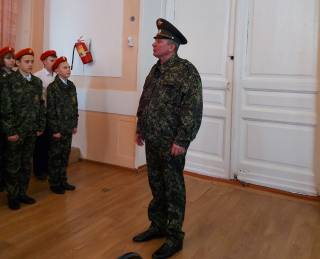 Обучающиеся МОУ лицея № 2 г. Сердобска дали торжественную клятву юнармейскому братству