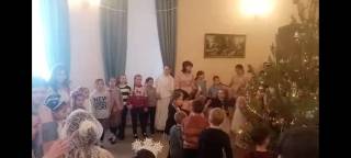 Участие детей Центра детского творчества в мероприятии посвящённом Рождеству в Воскресной школе г. Сердобска