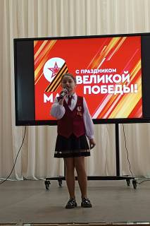 День Победы в средней школе №9.